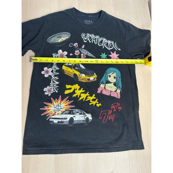 Goat Crew Anime Black Cotton Anime T-Shirt Size S - MINT - Picture 5 of 8